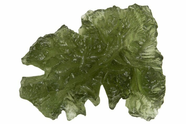 Green Moldavite Tektite ( g) - Besednice, Czech Republic #337744